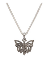 Silver Butterfly Pendant